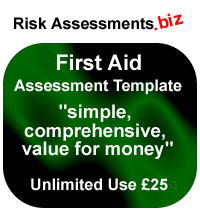First Aid Risk Assessment Unlimited Use £25